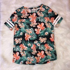 PINK Floral Tee